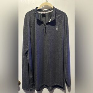 Spyder Active Men's Stretch 1/4 Zip Pullover SZ XXL NWOT